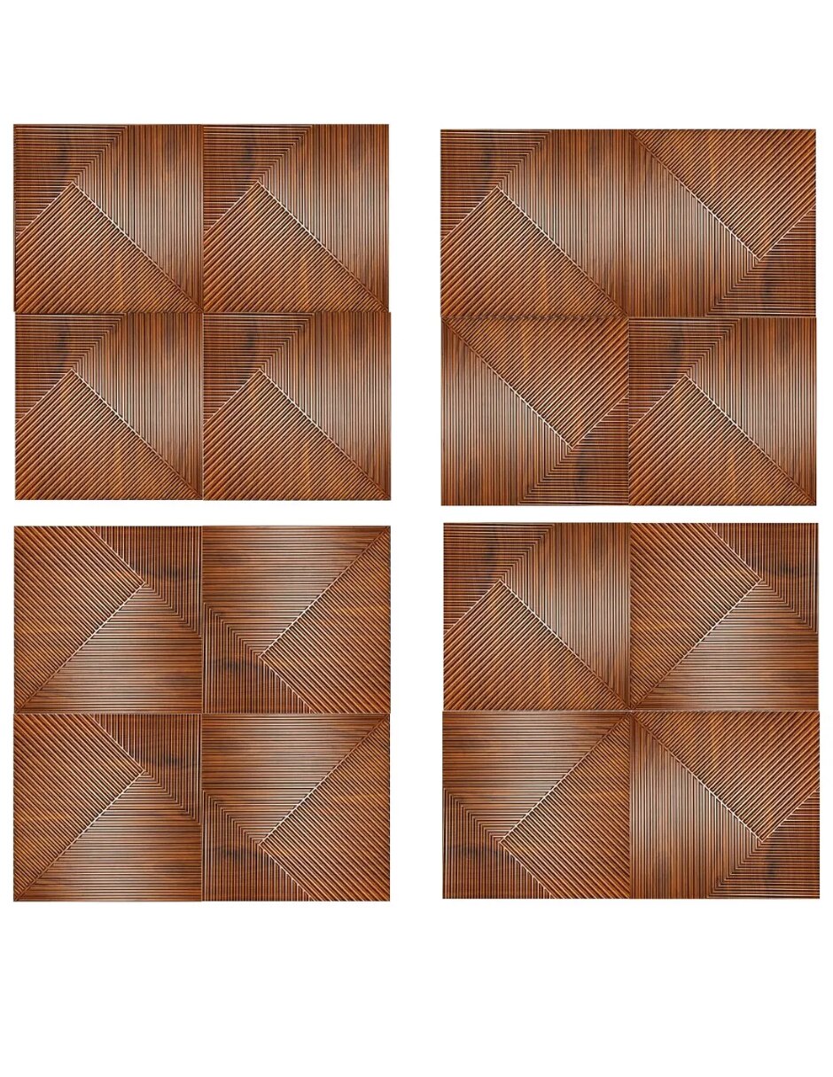 Panel decorativo para hogar e interior de cuadrada 1