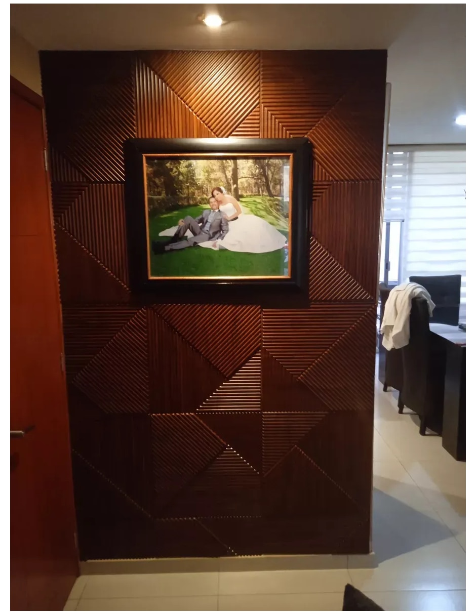 Panel decorativo para hogar e interior de cuadrada 3